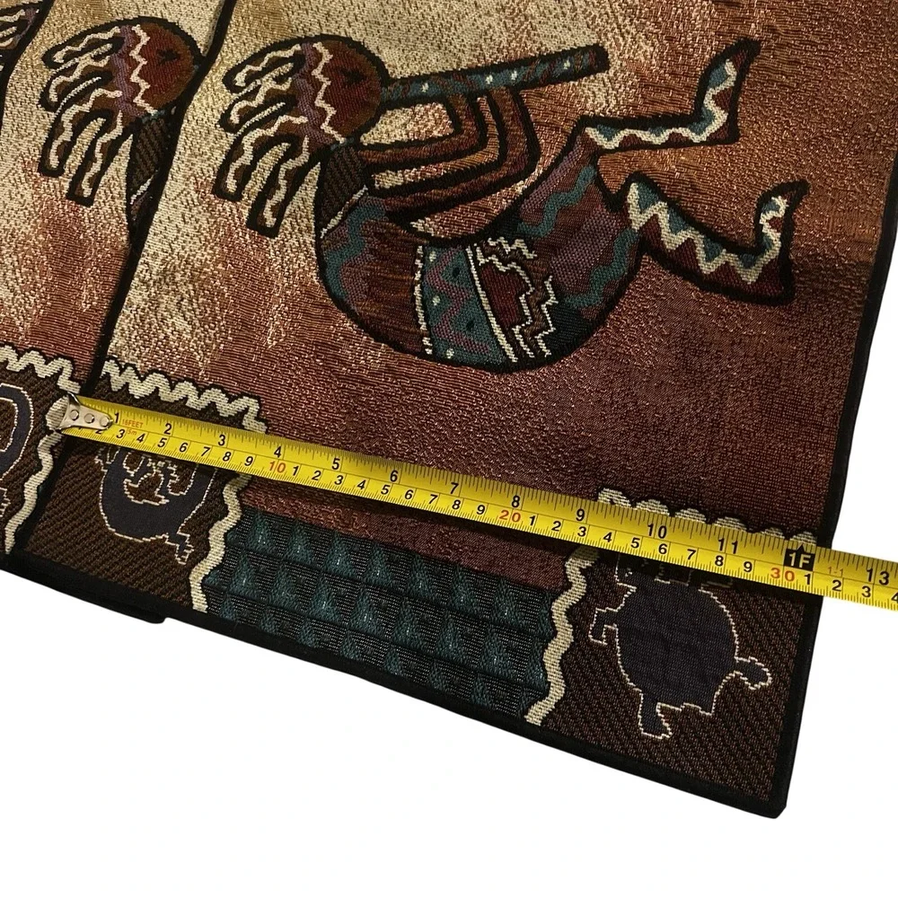 Kokopelli Southwestern Dancing Flute Player‎ - Set Of 5 Placemats, 17x12 in.